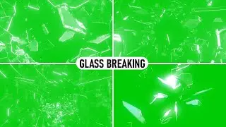 glass breaking green screen || glass break green screen || glass broken green screen || HD Video