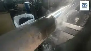 Обработка заготовки штока на токарном станке