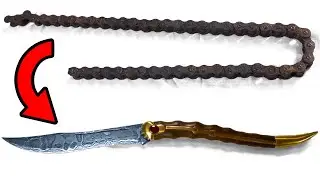 Rusty Chain Into Stunning Game Of Thrones Valyrian Steel Dagger