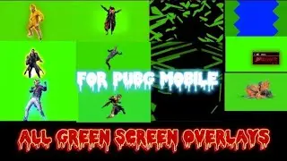 All Green Screen Effects😯and Overlays For PUBG mobile Lobby videos//🔥🖤PUBG mobile🖤