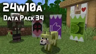 News in Data Pack Version 34 (24w10a): Custom Crafting, Custom Dogs, Custom Banners!