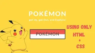 Pokemon Animated Button [HTML & CSS only]