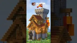 Minecraft Castle 🏰 #minecraft #minecraftbuilding #tutorial #howtobuild