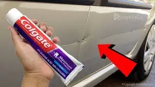 How To Remove Car Scratches with Toothpaste DIY