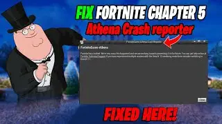 How To Fix Fortnite Chapter 5 Athena Crash Reporter - Fortnite Chapter 5 Has Crashed Error on PC