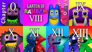 ALL Trailer Garten Of Banban 0,1,2,3,4,5,6,7,8,9,10,11,12 Evolution Of Garten Of Banban