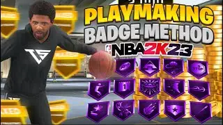 *NEW* NBA2K23 INSTANT BADGE GLITCH! HOW I GOT MAX BADGES in 1 GAME AS A STARTER!  ( AFTER PATCH )