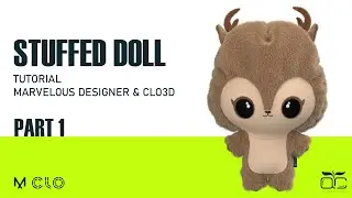 Stuffed Doll - Part 1 ( Marvelous Designer & Clo3d Tutorial ) - Academy Center