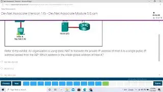 DevNet Associate Module 5 Exam | Network Fundamentals Content | CISCO DEVNET COURSE