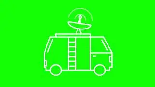 Radar Van - Breaking News Green Screen Pack