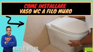 COME INSTALLARE UN WC A FILO MURO IN SOSTITUZIONE DI QUELLO CLASSICO.