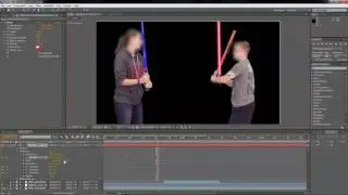 After Effects Rotoscope Light Saber