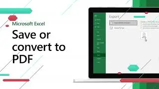 Save or convert Excel to PDF   | Excel Short Clips | Tutorial | #shorts