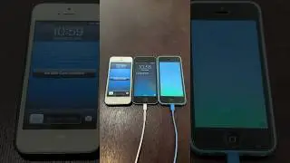 iPhone 5 on iOS 6 vs iPhone 5s on iOS 7 vs iPhone 5c on iOS 8 boot up test 