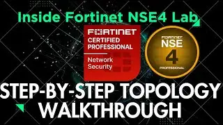 Inside Fortinet NSE4 Lab: Step-by-Step Topology Walkthrough