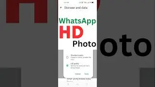 How to send hd photos in whatsapp | Whatsapp se hd photo kaise bheje #whatsapp #hd