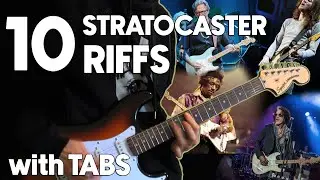 10 TRUE RIFFS FOR STRATOCASTER (with tabs)