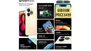 Infinix smart 8HD premim phone - Big Screen