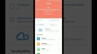 How to clear #home #screen #Backup from mi cloud