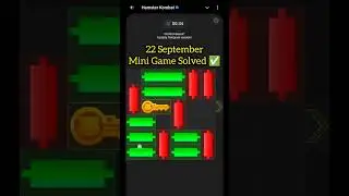 Mini Game Today 22 October Hamster Kombat How To Solve Mini Game Puzzle in Hamster Kombat (100%)