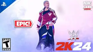 CODY RHODES EPIC AEW MOD ! | WWE2K24 CONCEPT 💎