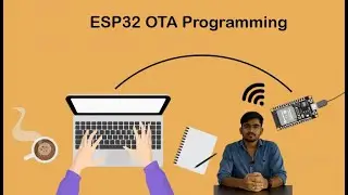 ESP32 OTA (Over-the-Air) Firmware Updates using AsyncElegantOTA Arduino Library.