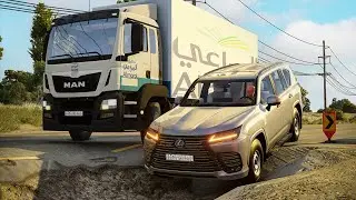 Road Potholes and Bumps Crashes (02) BeamNG.Drive