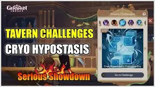 How to Beat Cryo Hypostasiss Voiceless Cry at TCG (Serious Showdown) - Genshin Impact