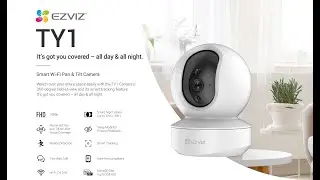 EZVIZ Smart Home Camera - model CS TY1 initialization using Hik-Connect mobile app