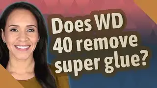 Does WD 40 remove super glue?