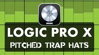 Logic Pro X - Pitched TRAP HATS with Step Sequencer + Quick Sampler