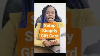 How To Setup Shopify Gift Card 