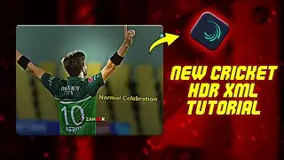 How to edit Cricket Videos | HDR + CC Tutorial in AlightMotion | XML File