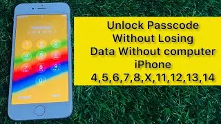 Passcode Unlock !! Password Unlock!! iPhone Locked With Passcode !! Unlock without losing data no pc