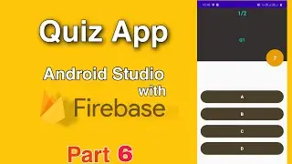 Quiz App Part 6 Android Studio With Firestore | Ds virdi