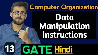 Data Manipulation Instructions | Computer Organization & Architecture GATE Lectures | Well Academy