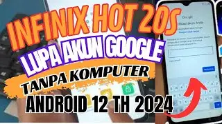 Infinix HOT 20s FRP Unlock 2024 | infinix X6827 Frp Bypass 2024 | infinix Android 12 Frp bypass