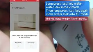 WiFi water leak AP mode configuration network