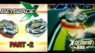 BEYBLADE X SAVAGE BEAR VS WYVERN GALE EPIC BATTLE BEYBLADE X APP GAMEPLAY PART-2