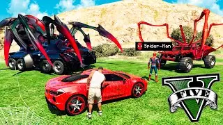 ROBO COCHES SECRETOS de SPIDERMAN en GTA 5