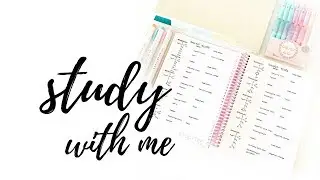 Study with me - Biology & Math + 100K thank you message 💛 | studytee