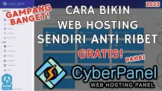 CARA INSTALL CYBERPANEL UBUNTU 20.04 PALING LENGKAP | CARA MEMBUAT WEB HOSTING GRATIS CYBERPANEL