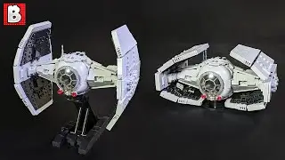 LEGO Custom TIE Advanced Prototype Minifigure Scale!