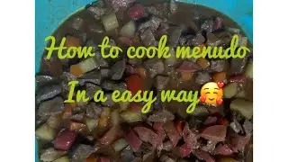 Easy way to cook your menudo 