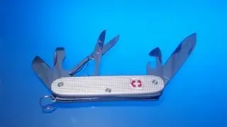 Custom Victorinox Pioneer (alox silver) - Swiss Army Knife