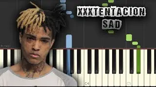 XXXTENTACION - Sad! - [Piano Tutorial] (Synthesia) (Download MIDI + PDF Sheets)