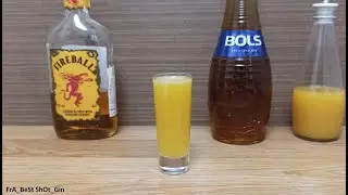 Коктейль Шот Завтрак в постель (How to make Сocktails Shot Breakfast in Bed) с Коричным Виски #Fire