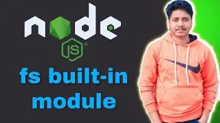 Node js for beginners in hindi #3 fs module in NodeJS | fs modules built-in #inputoutputcampus