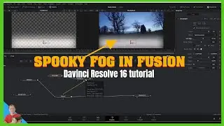 Davinci Resolve 16.2: How to make spooky fog with fast noise using fusion