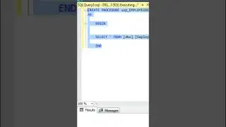 How to create Simple Stored procedure using Select Statement